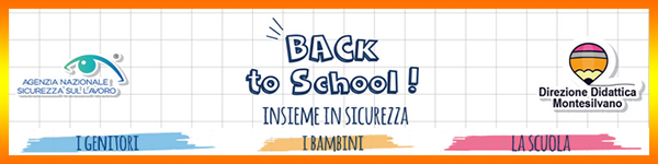 back to school, insieme in sicurezza